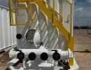 frac tank with manifold